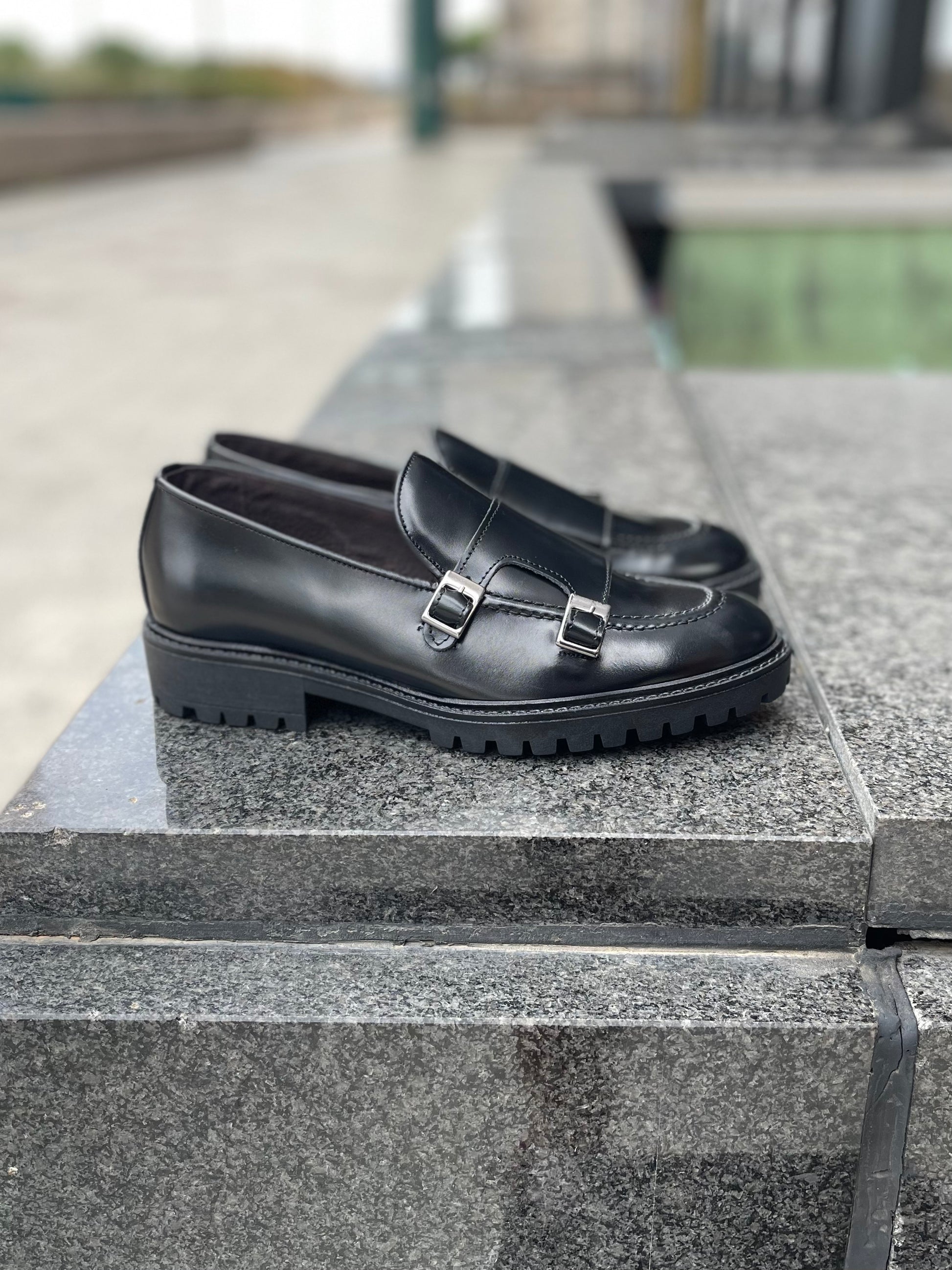 Mocasín Jonhson para Hombre en Piel Auténtica Desgastada