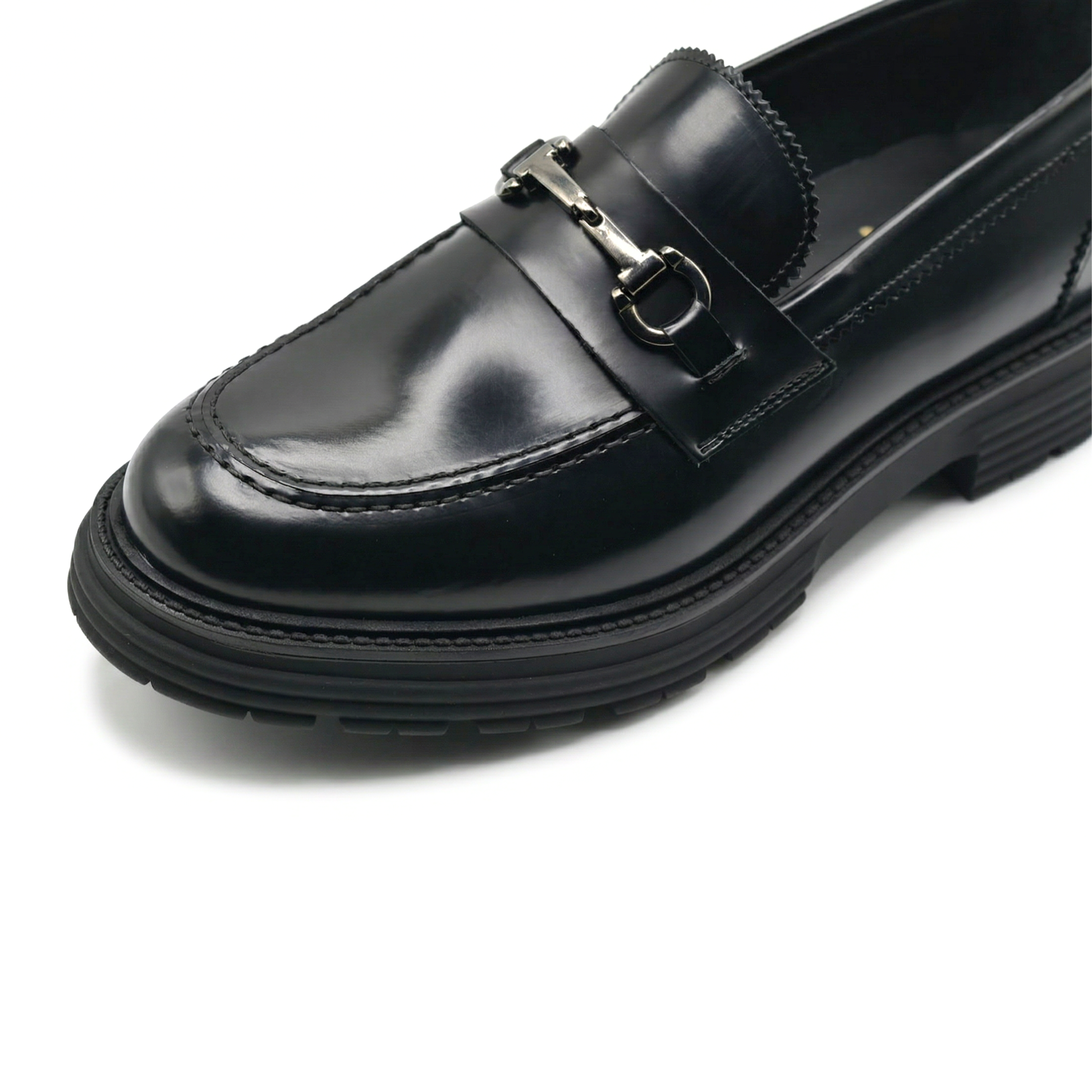 Mocasin Morris para Hombre con Hebilla en Piel Genuina Abrasivada
