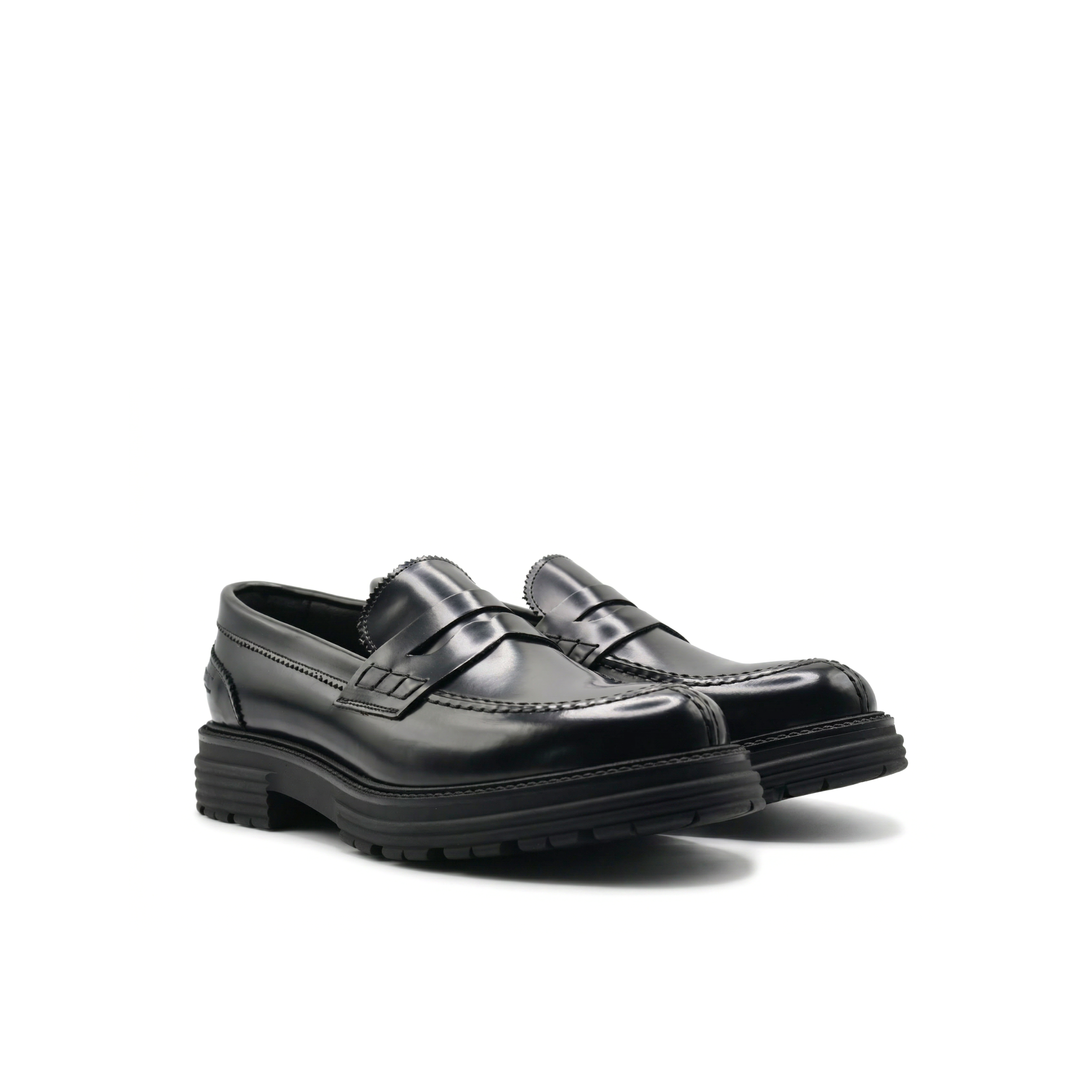Mocasin Morris para Hombre con Banda en Cuero Genuino Abrasivado
