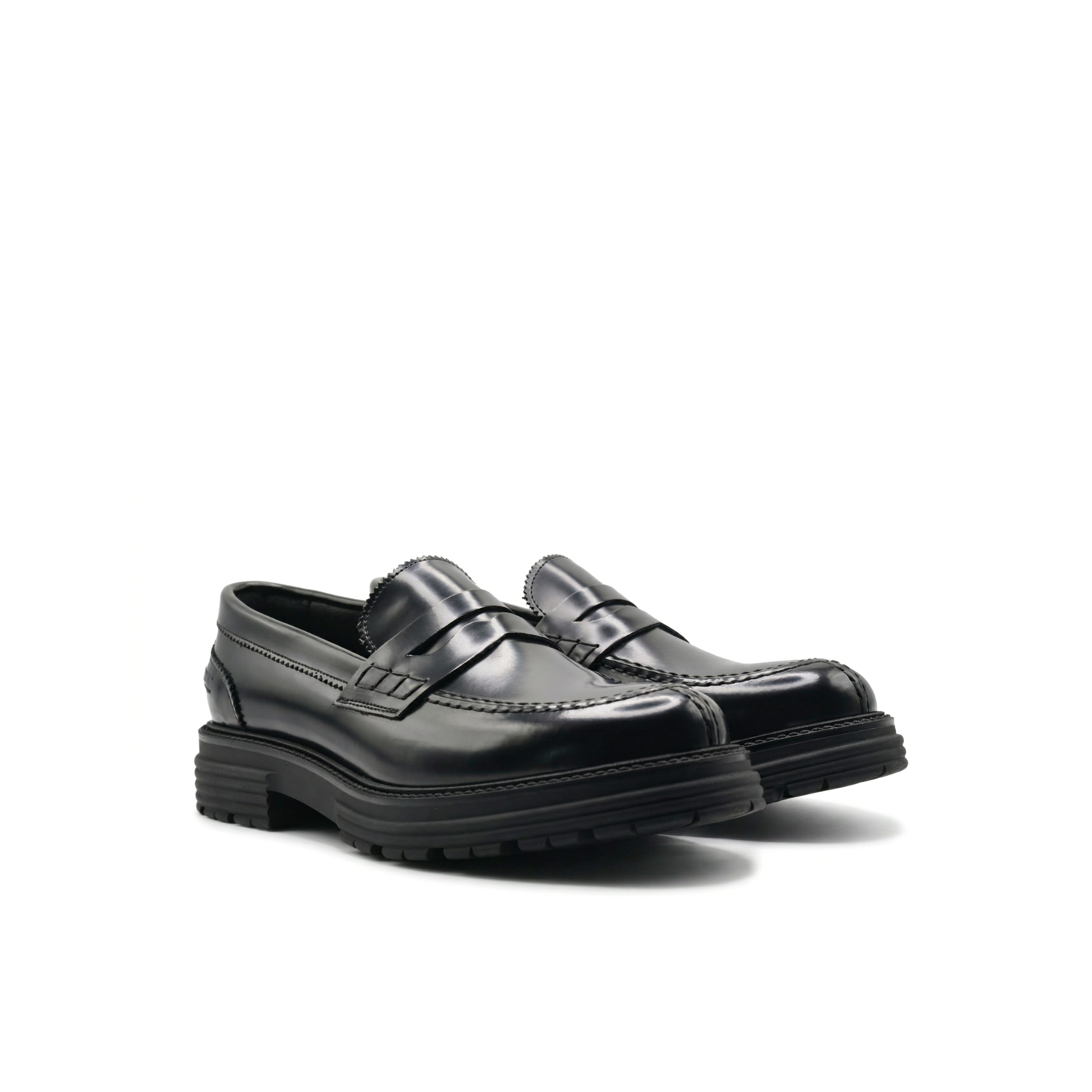 Mocasin Morris para Hombre con Banda en Cuero Genuino Abrasivado