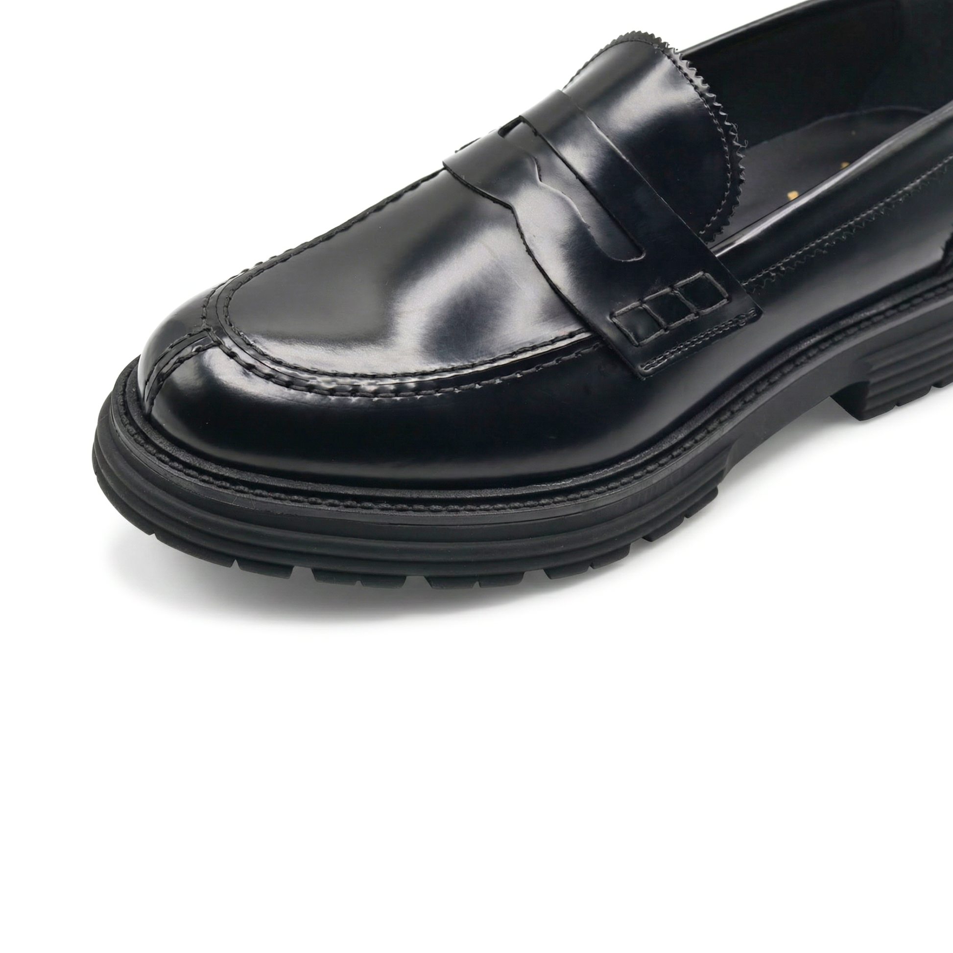 Mocasin Morris para Hombre con Banda en Cuero Genuino Abrasivado