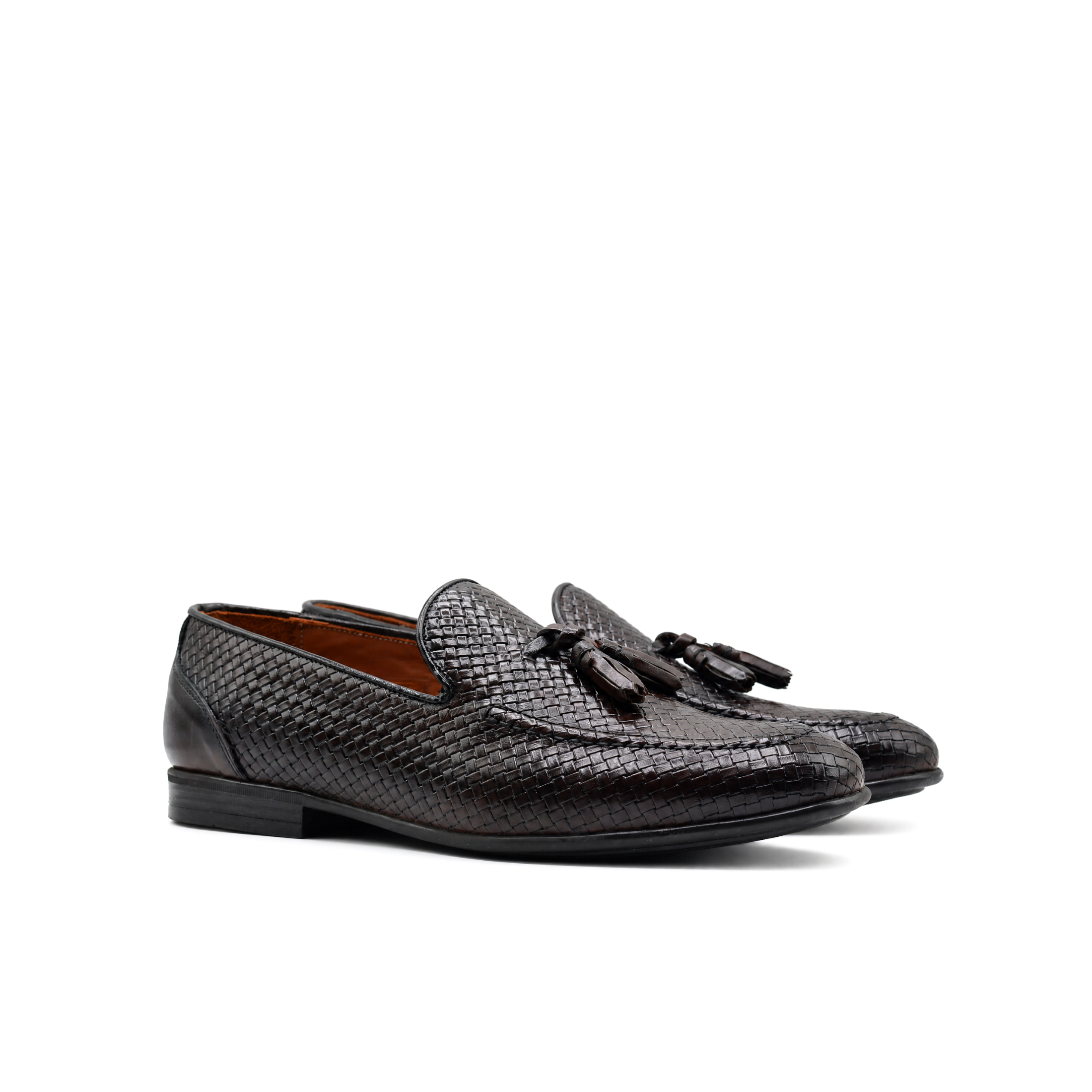 Mocasín de Hombre Iris en Piel Tejida