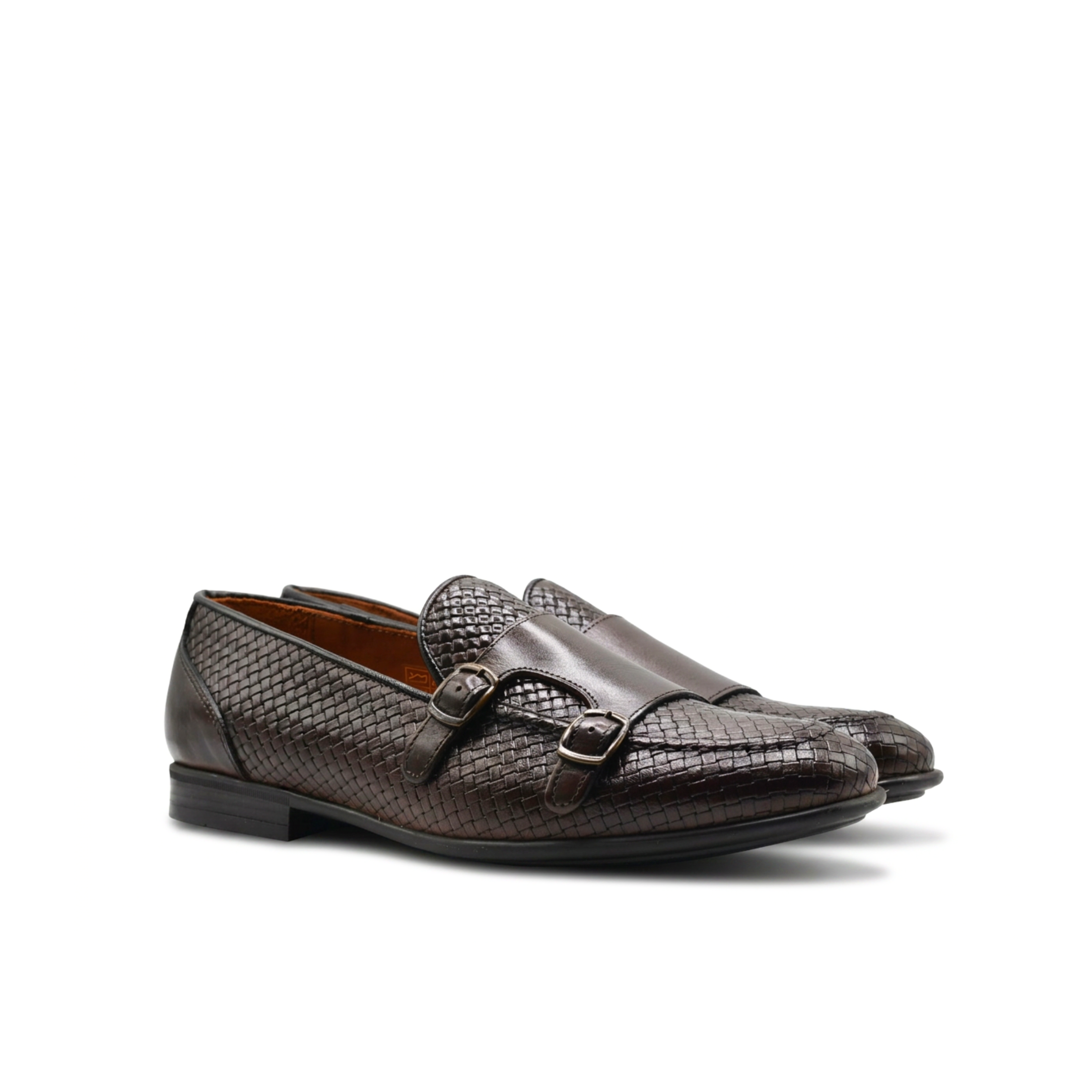 Mocasín River para Hombre en Piel Tejida