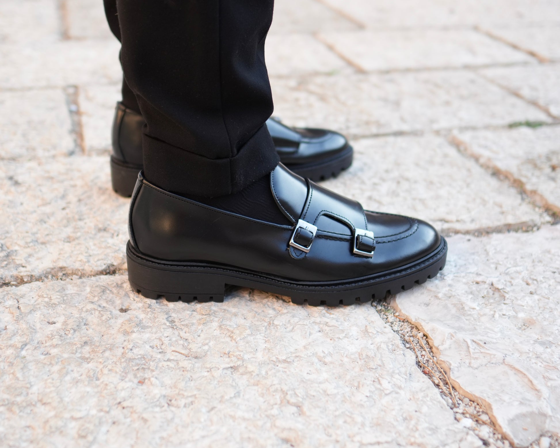 Mocasín Jonhson para Hombre en Piel Auténtica Desgastada