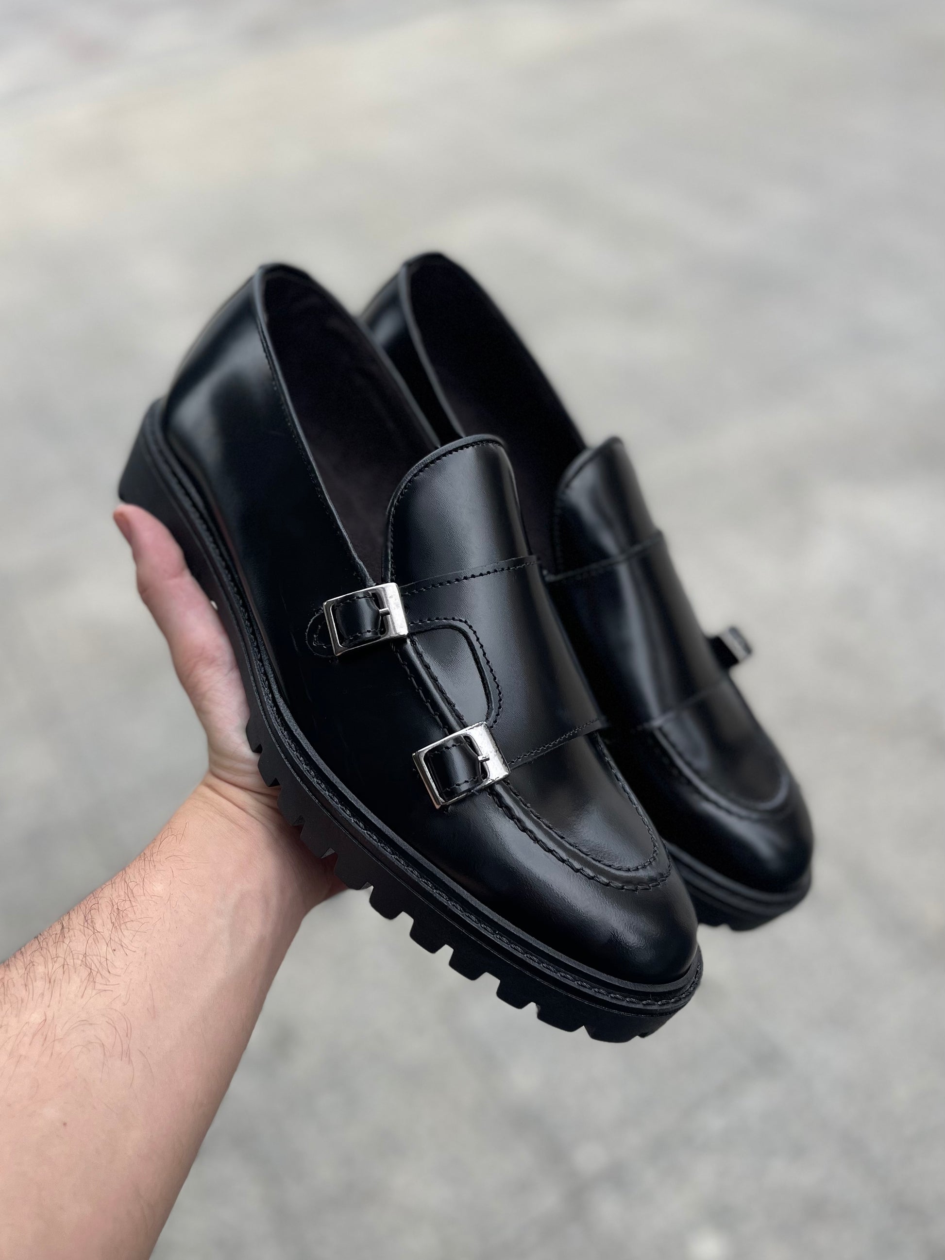 Mocasín Jonhson para Hombre en Piel Auténtica Desgastada
