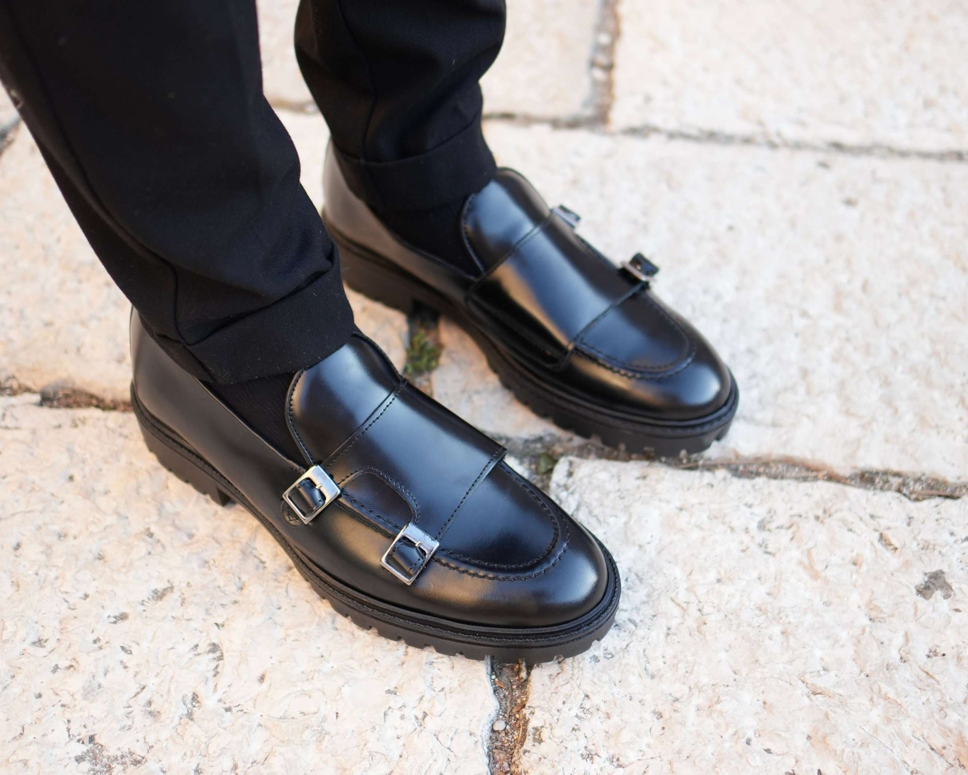 Mocasín Jonhson para Hombre en Piel Auténtica Desgastada