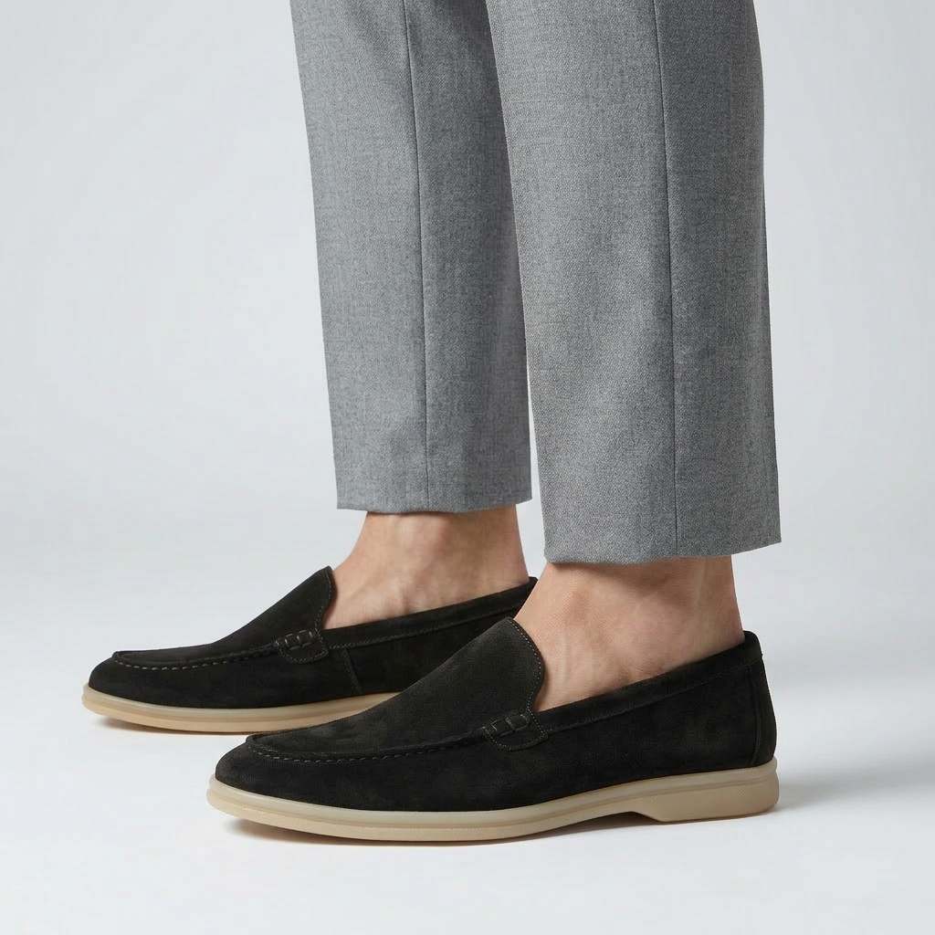 Mocasín Yuri para Hombre en Piel Ante
