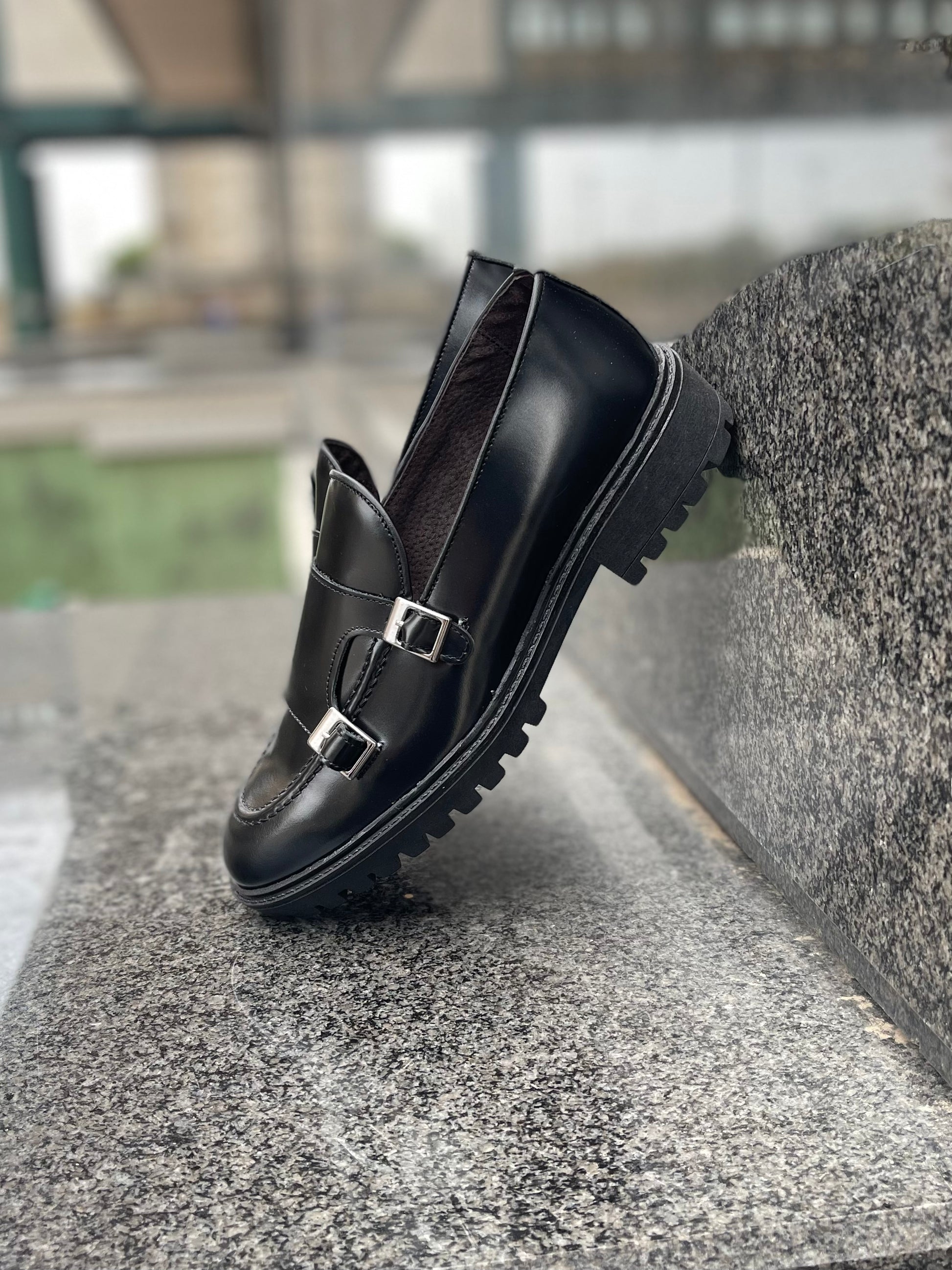 Mocasín Jonhson para Hombre en Piel Auténtica Desgastada