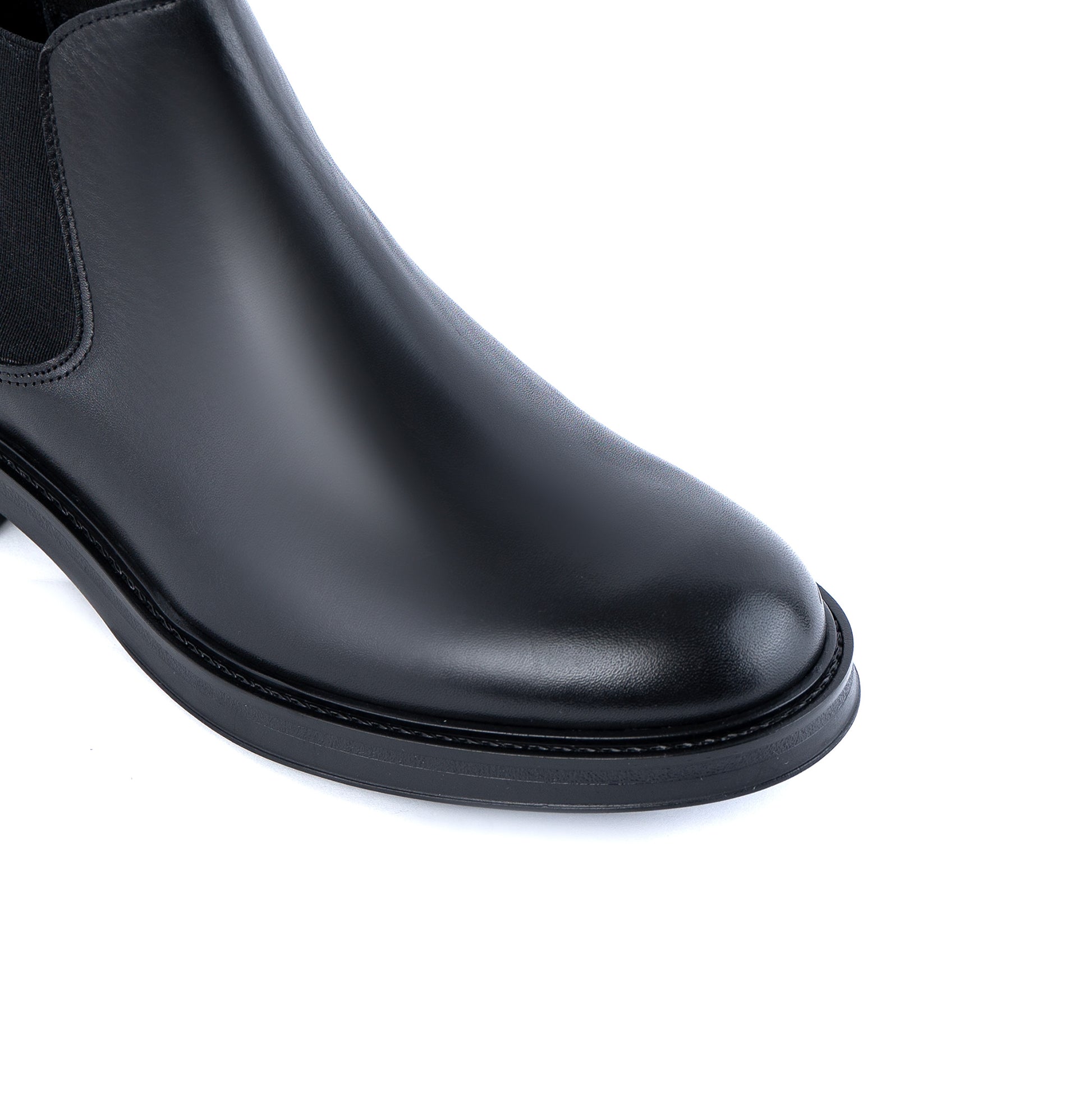 Beatles Bota corta para hombre en piel auténtica