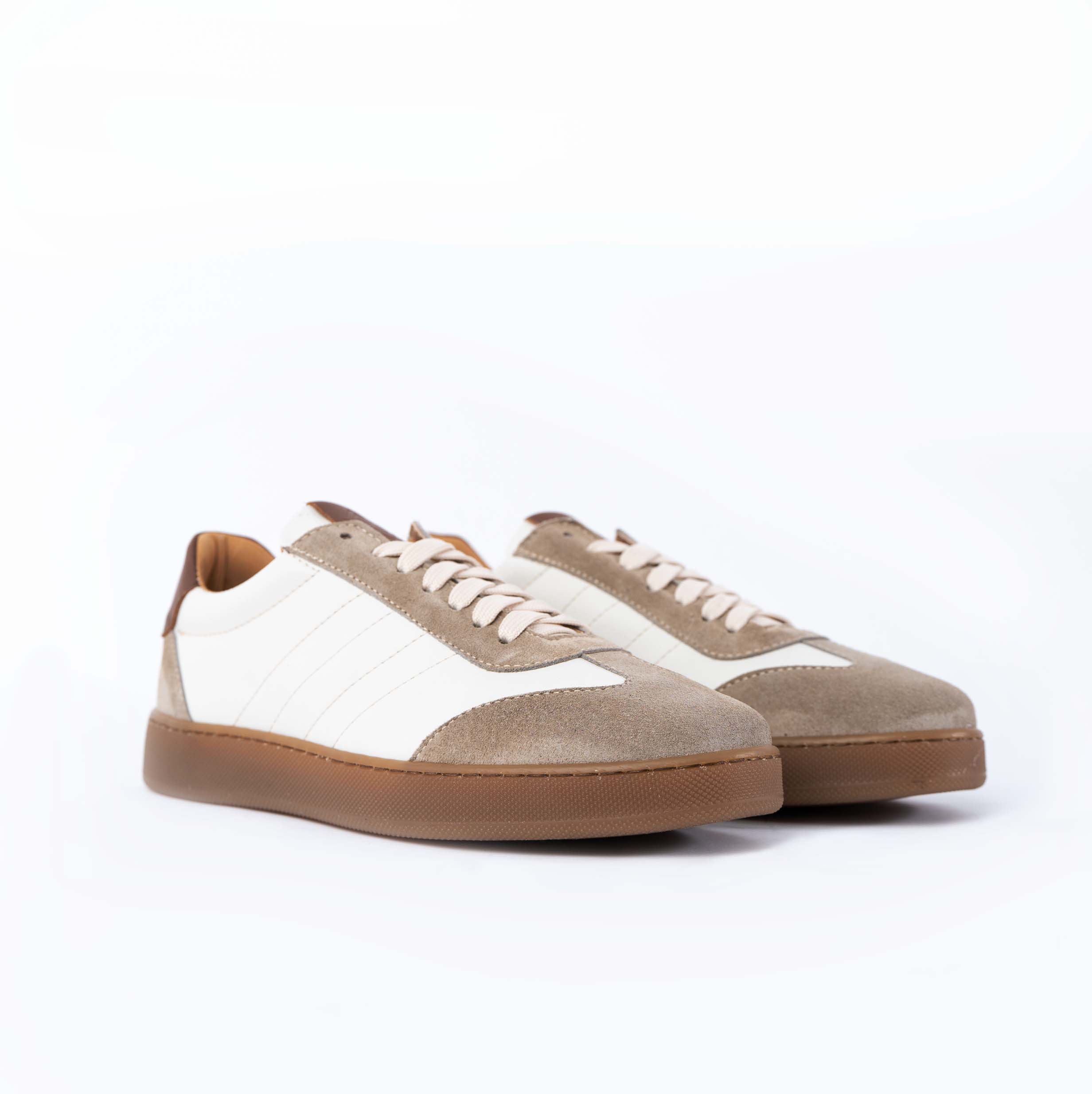 Zapatillas Fusion para hombre bajas en piel auténtica botolada