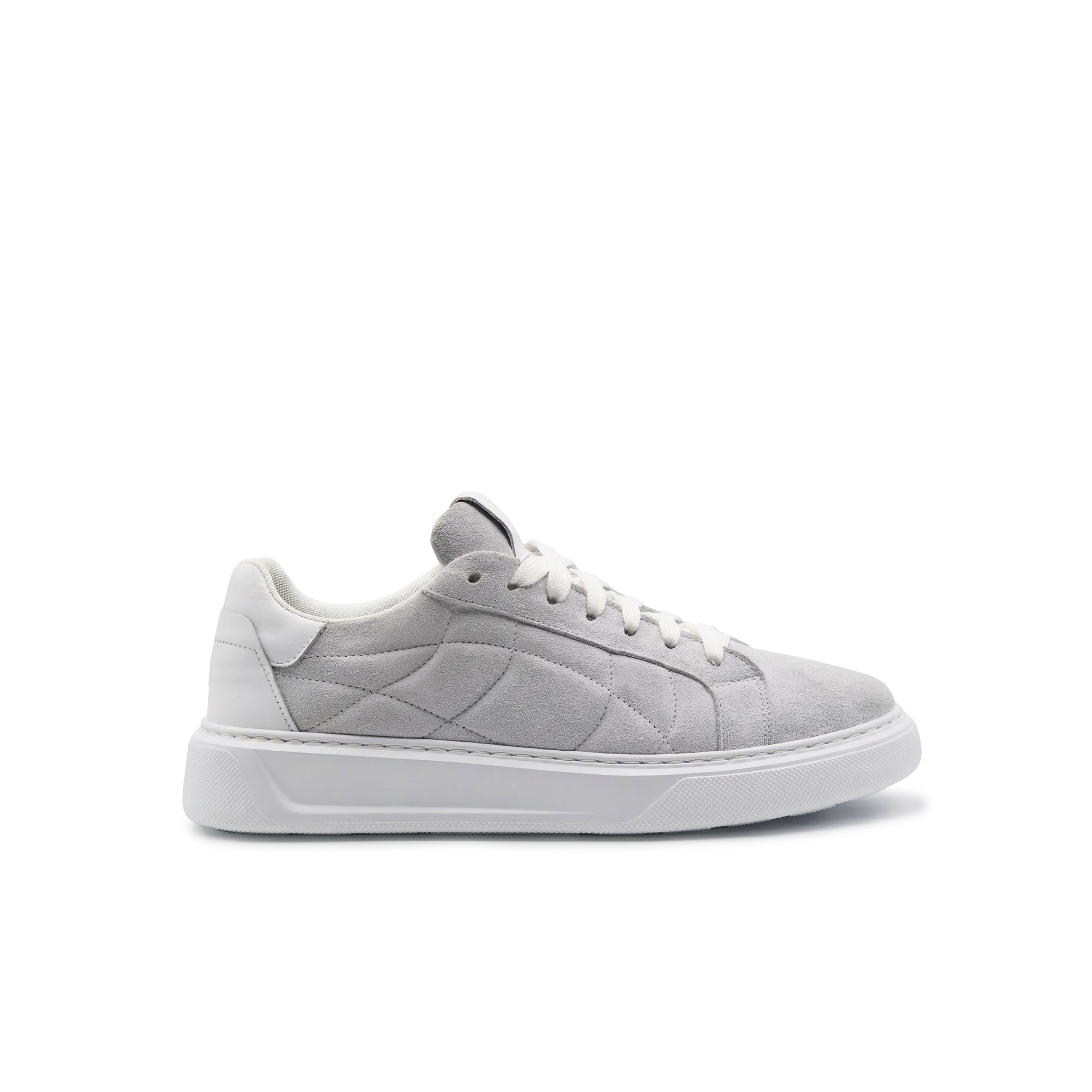 Zapatillas Orion para hombre en ante con suela blanca