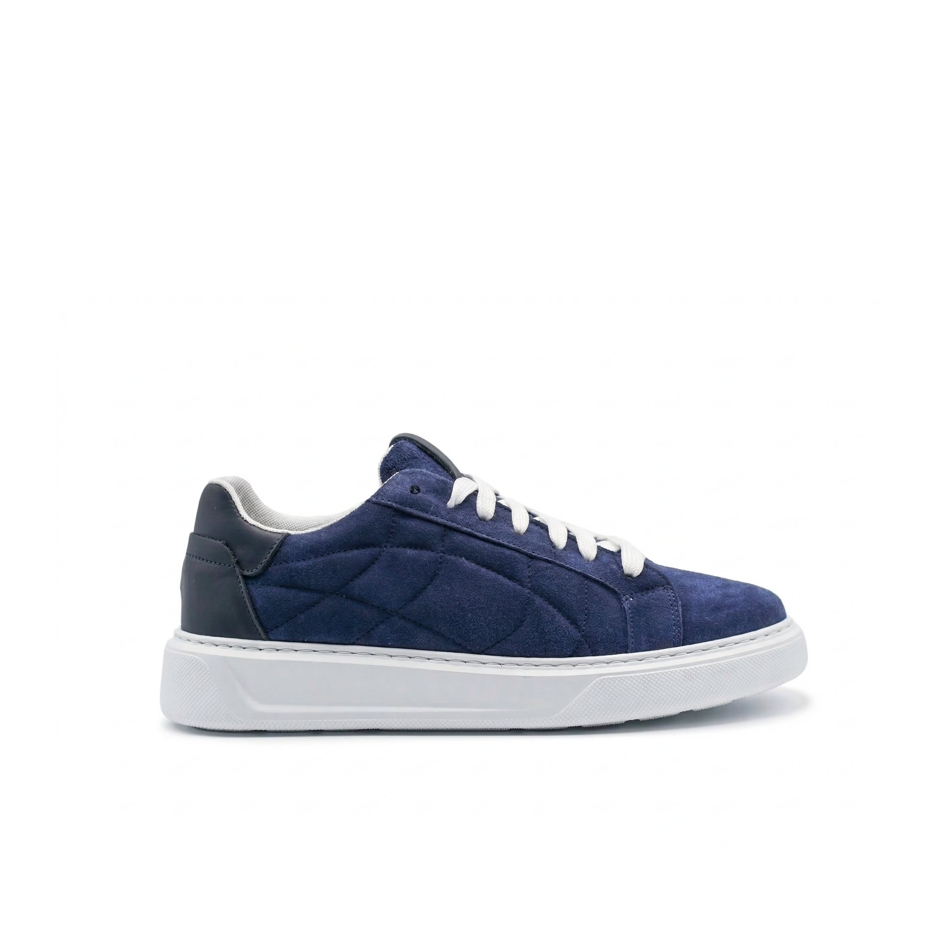 Zapatillas Orion para hombre en ante con suela blanca