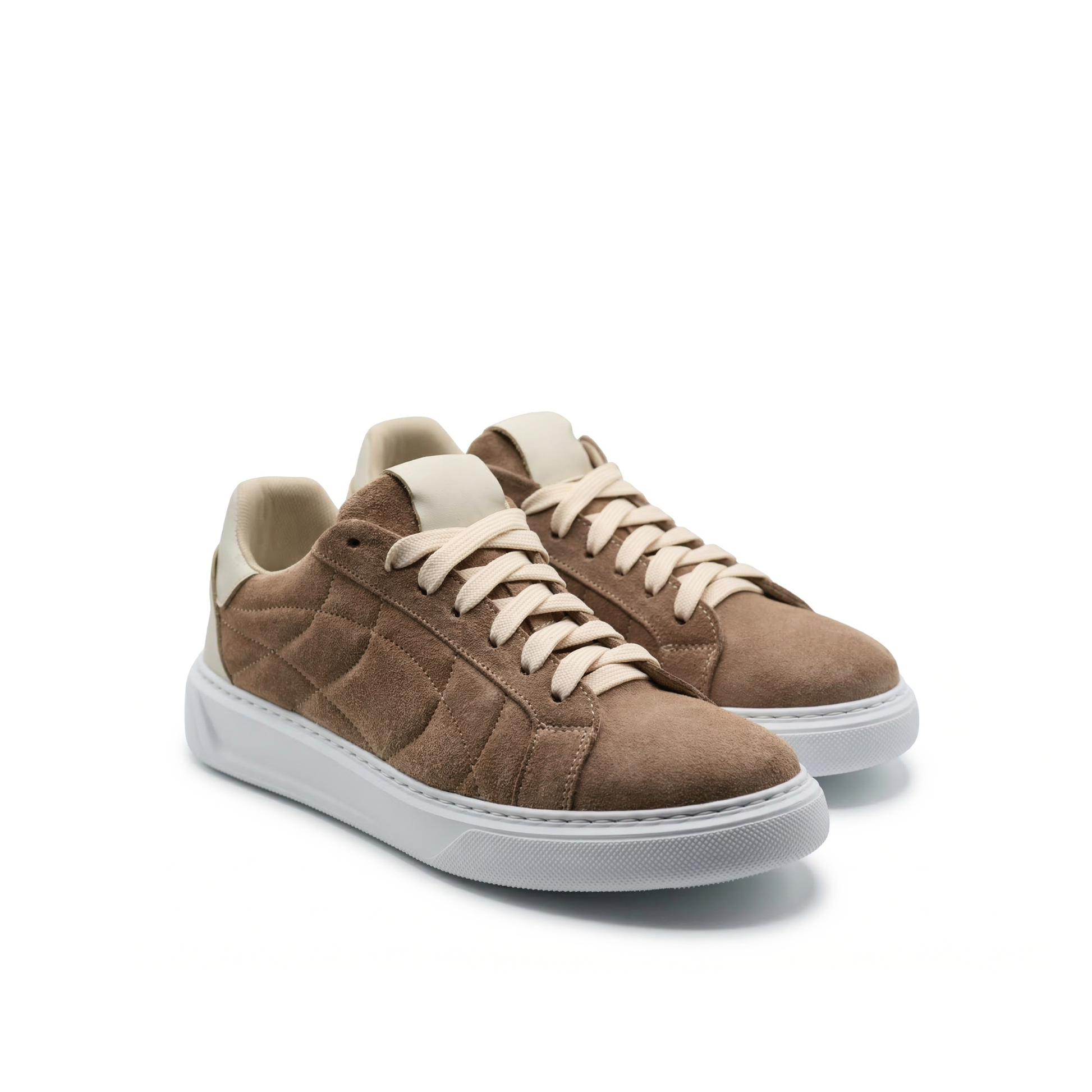 Zapatillas Orion para hombre en ante con suela blanca