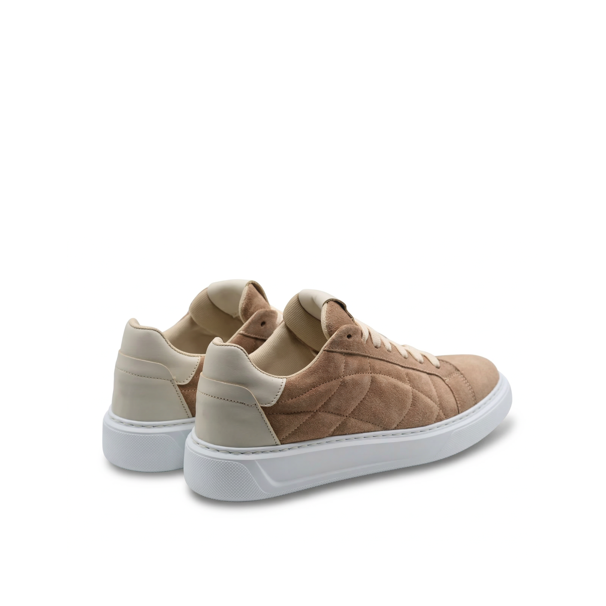 Zapatillas Orion para hombre en ante con suela blanca