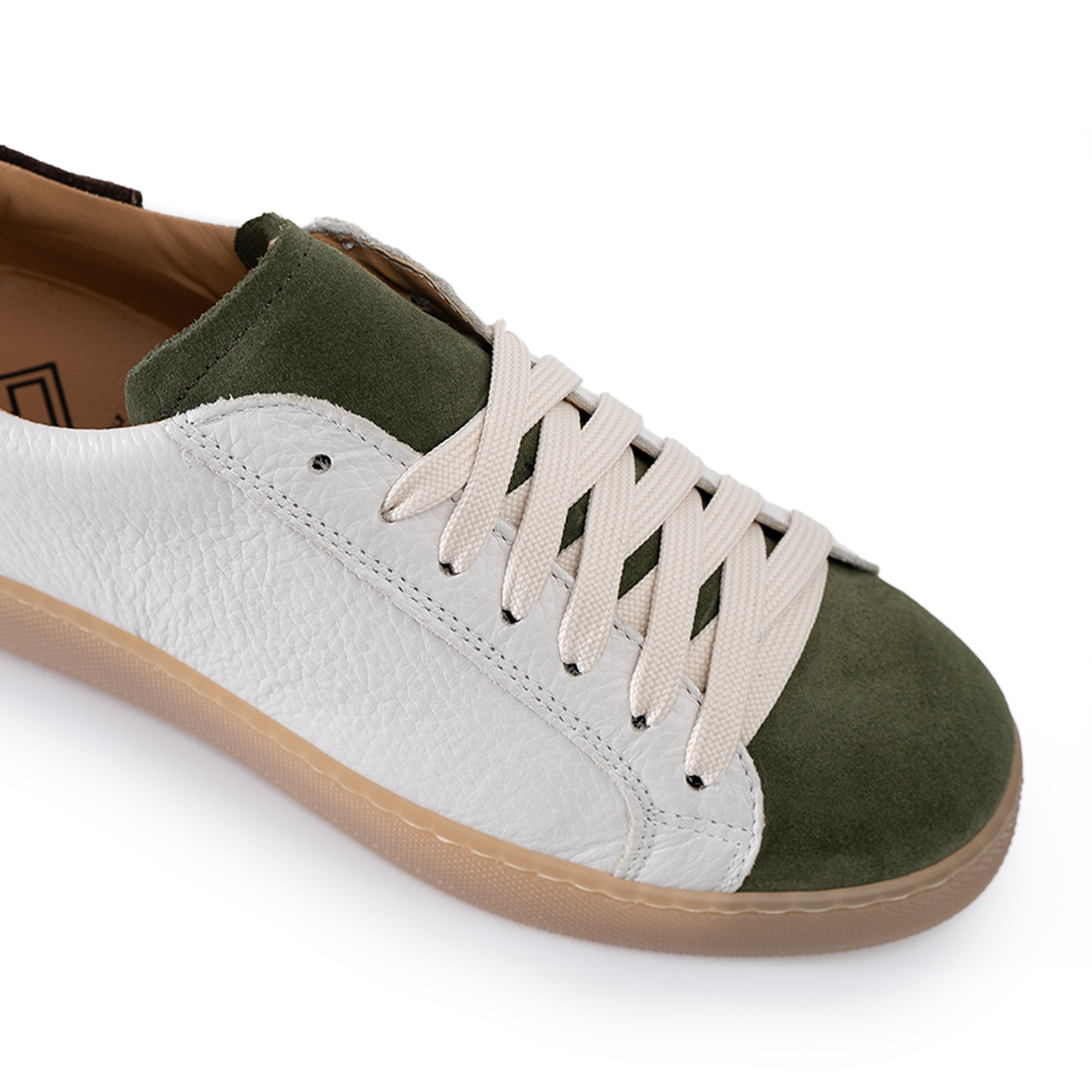 Zapatillas Urbanas Hombre Piel Genuina Botolada Inserciones de Ante