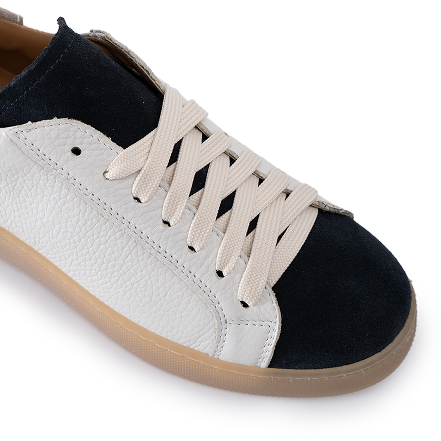 Zapatillas Urbanas Hombre Piel Genuina Botolada Inserciones de Ante