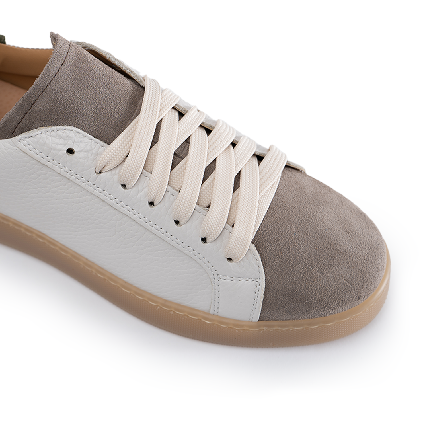 Zapatillas Urbanas Hombre Piel Genuina Botolada Inserciones de Ante